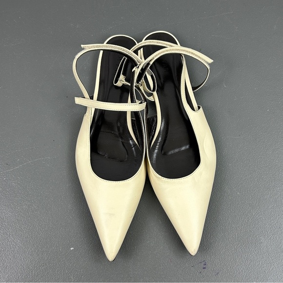 By Far Jess Leather Sling-back Flats MSRP $390 USD - Picture 10 of 10